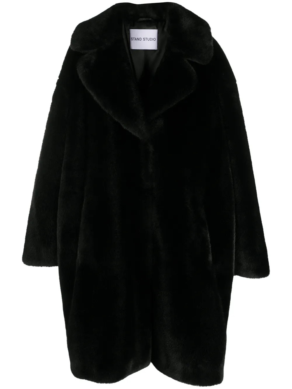 Camille Cocoon teddy style coat | Farfetch Global