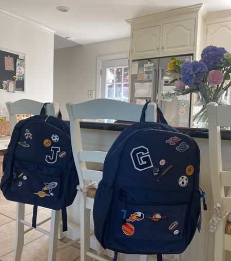 Personalized boy backpacks 
Grade school backpack 
Monogram backpack 
Backpack with patches
Sports backpack 
Custom backpack 

This is the large sized backpack from Becco bags. It’s definitely not for kids in preschool but is a good size for those entering grade school+ as it will fit a lunchbox, snack, water bottle, full sized folder and way way more if need be. Inside of backpack is water proof as well. You can change the patches and add  more or swap out patches as the kids grow . They have all sorts of patches and color letters, etc. they do sell a smaller size backpack too for younger, pre school aged kids.  You can’t use other patches with Velcro either. Everything needs to come from Becco for them to stick well.

#LTKSale #LTKunder100 #LTKkids