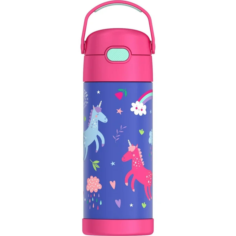 Thermos Kids Stainless Steel Funtainer Water Bottle with Straw, Dishwasher Safe, Leak Proof, Unic... | Walmart (US)