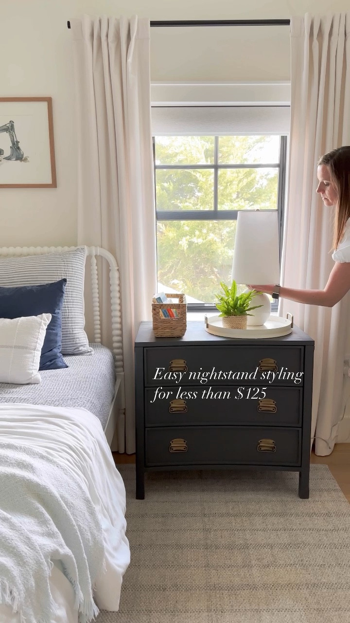 Boys room, nighstand styling, designer look for less white marble lamp, navy nightstand, Jenny Lind bed, blue and white room, white velvet curtains, home decor, target finds, McGee and Co, bedroom design 

#LTKunder100 #LTKhome #LTKunder50