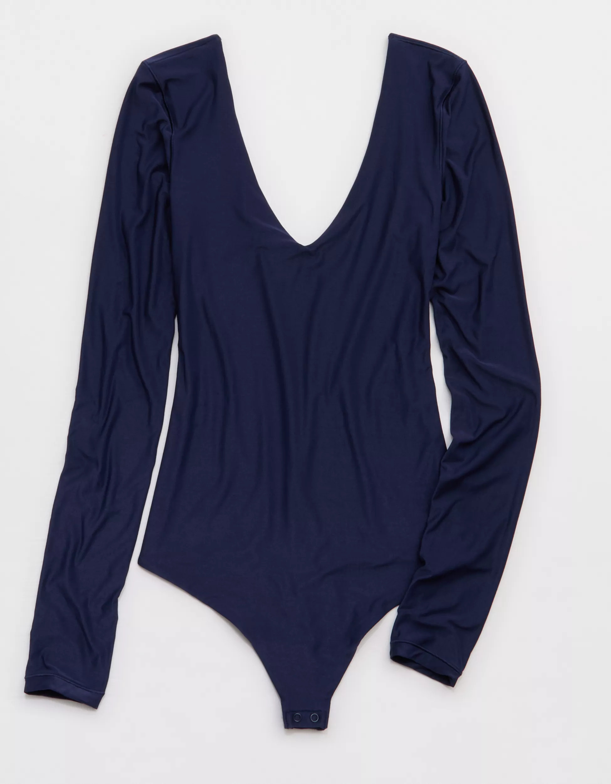 SMOOTHEZ Long Sleeve Plunge Bodysuit | Aerie