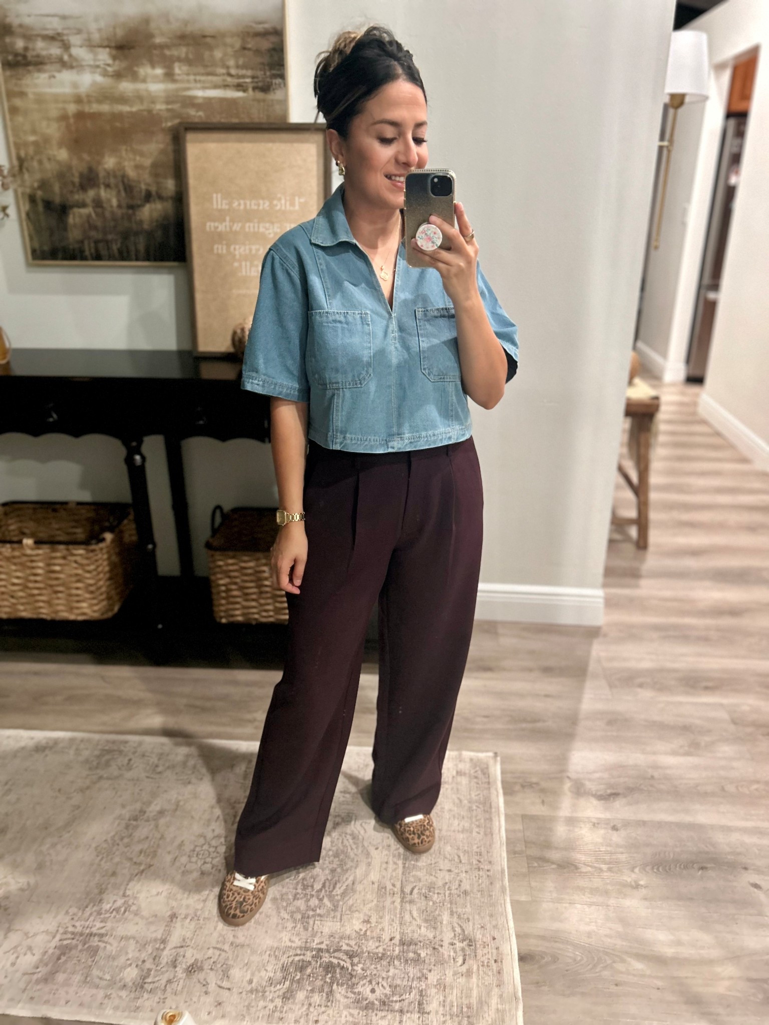 Today’s workwear! I’ve been obsessed with this color combo lately. 😍 I’m wearing a size small in the top and a 4 petite in the bottoms.

#LTKWorkwear #LTKOver40 #LTKSaleAlert