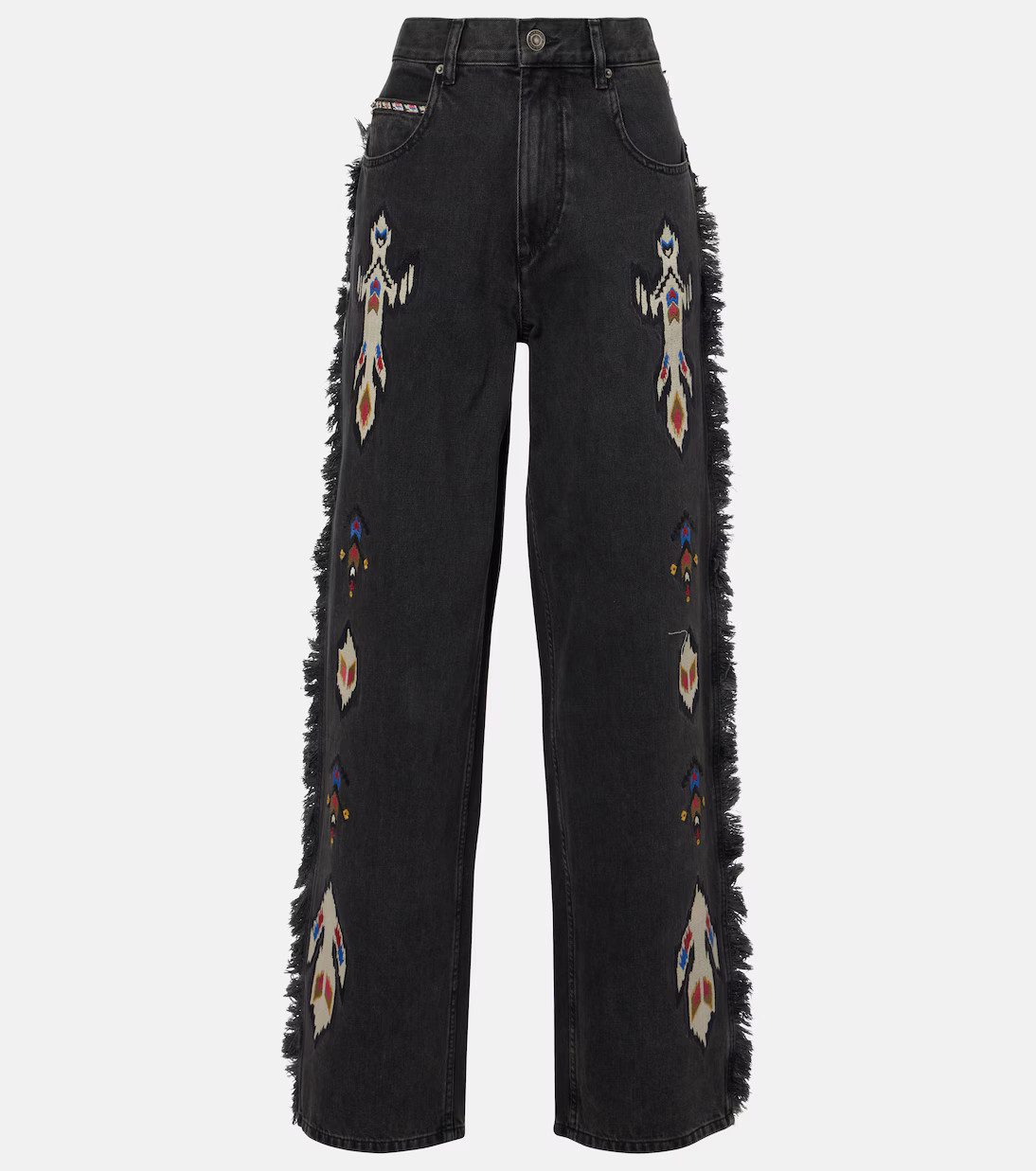 Maella fringed wide-leg jeans | Mytheresa (UK)
