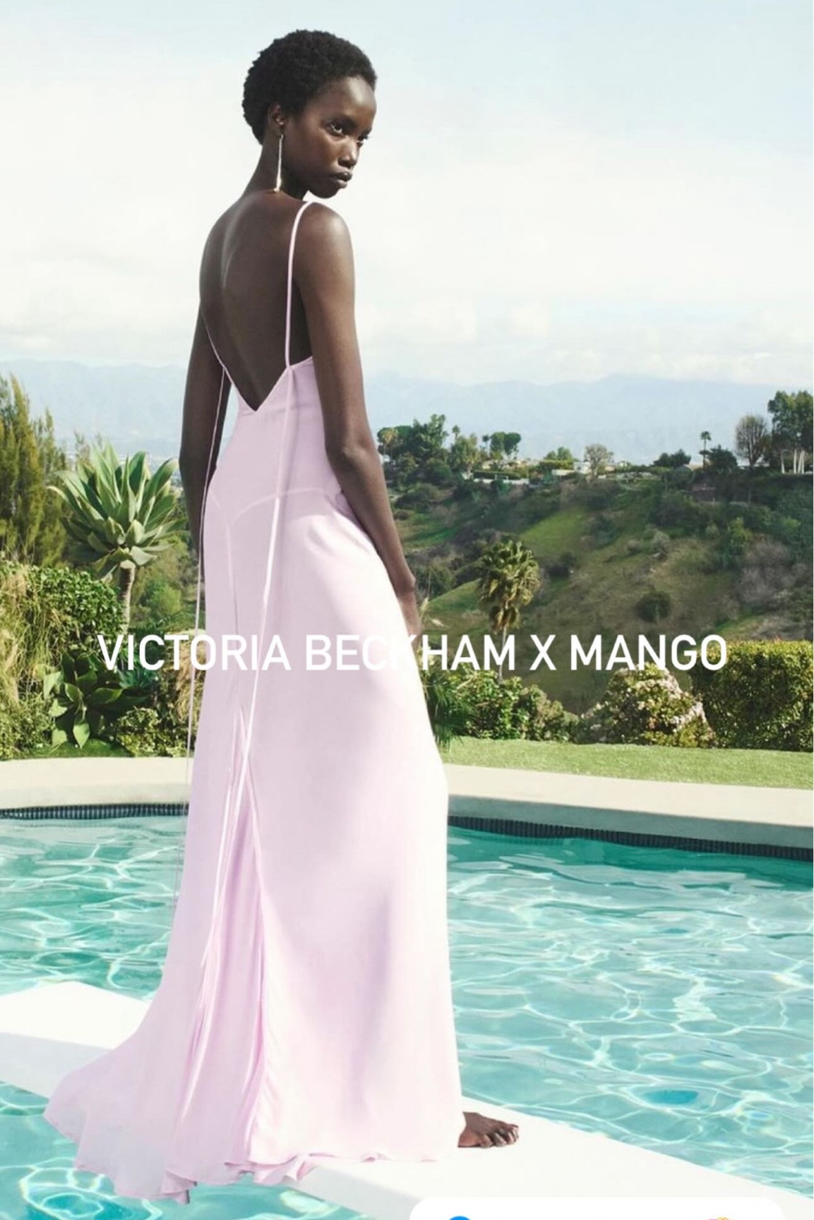 victoria beckham pink slip dress justglow011 on LTK