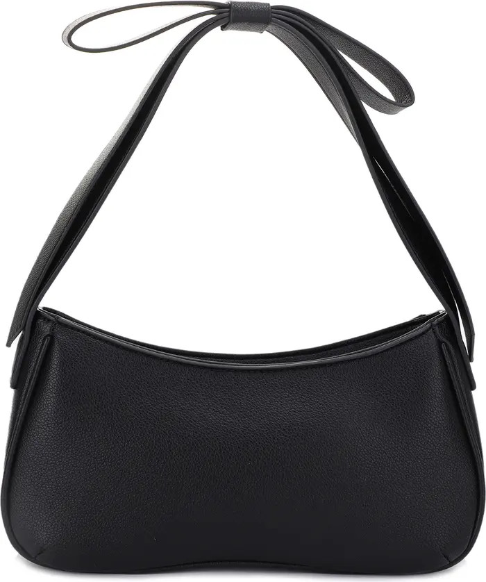Marissa Bow Recycled Vegan Leather Shoulder Bag | Nordstrom