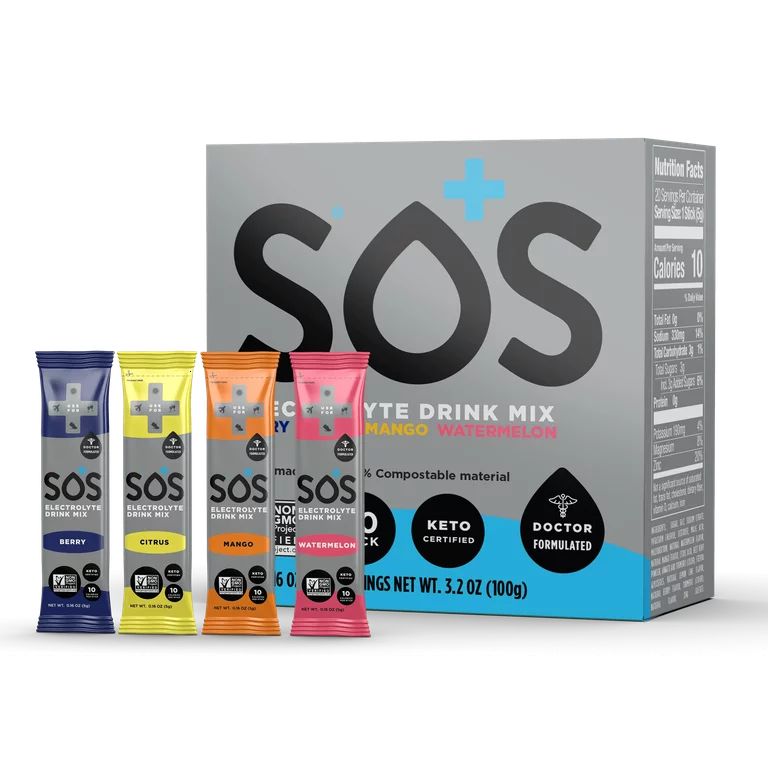 SOS Lifestyle Hydration Variety Powder | Walmart (US)