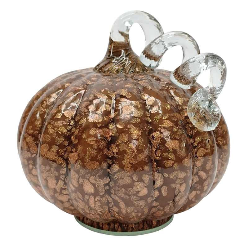Glass Pumpkin, 5" | At Home