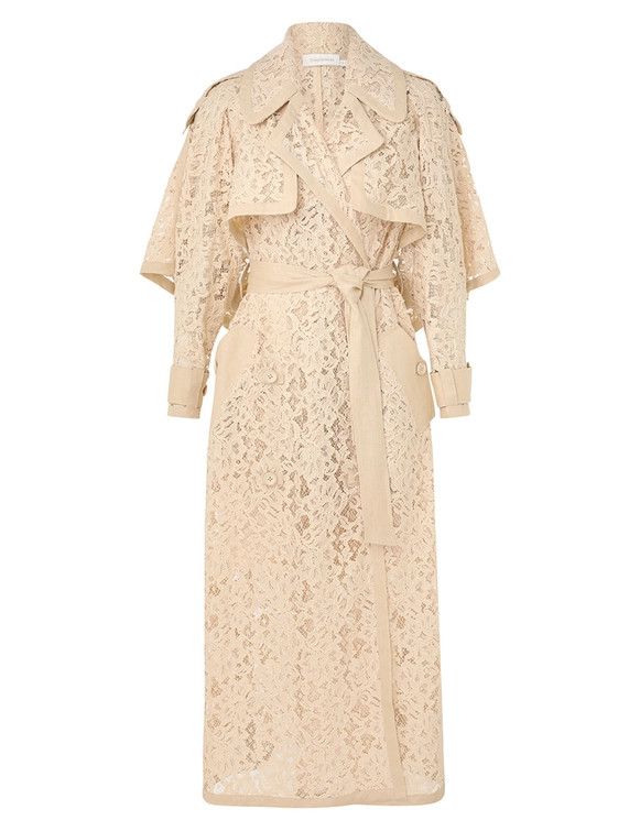 Natura Lace Trench Dress | ZIMMERMANN (US, CA, EU, MENA)