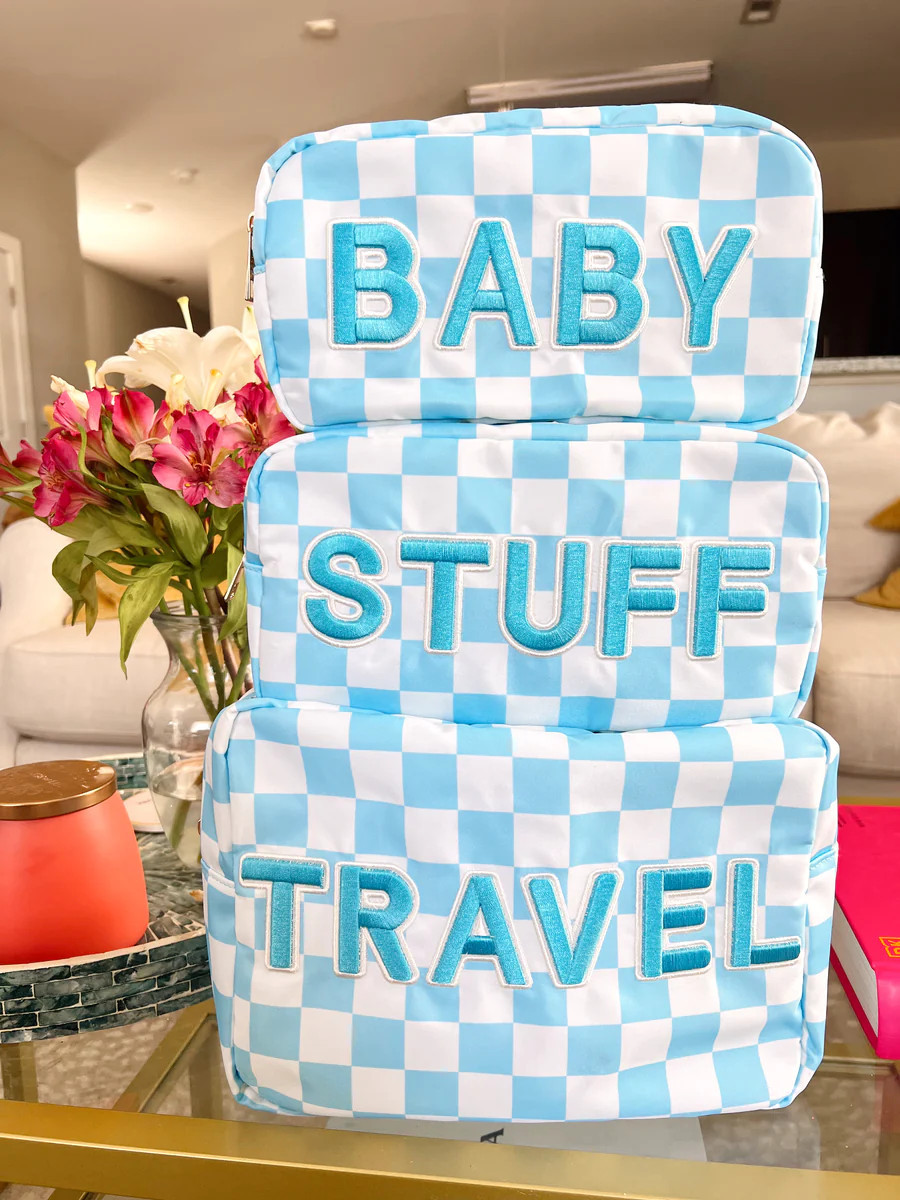 Blue Checkered Bag Bundle | KenzKustomz