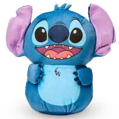 Lilo and Stitch Pillow Stitch Cloud Hugger Ultra Soft Plush Character 14"X 9" Blue | Target
