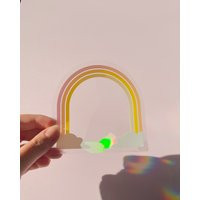 Rainbow Suncatcher Sticker Prism Window Decal, Light Catcher | Etsy (US)