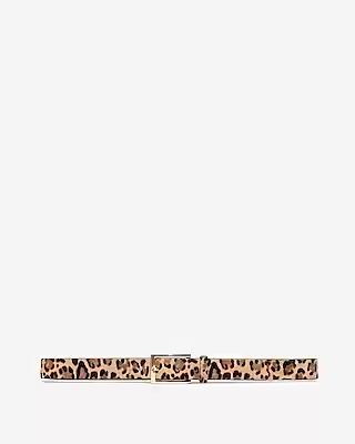 Leopard Calf Hair Belt | Express