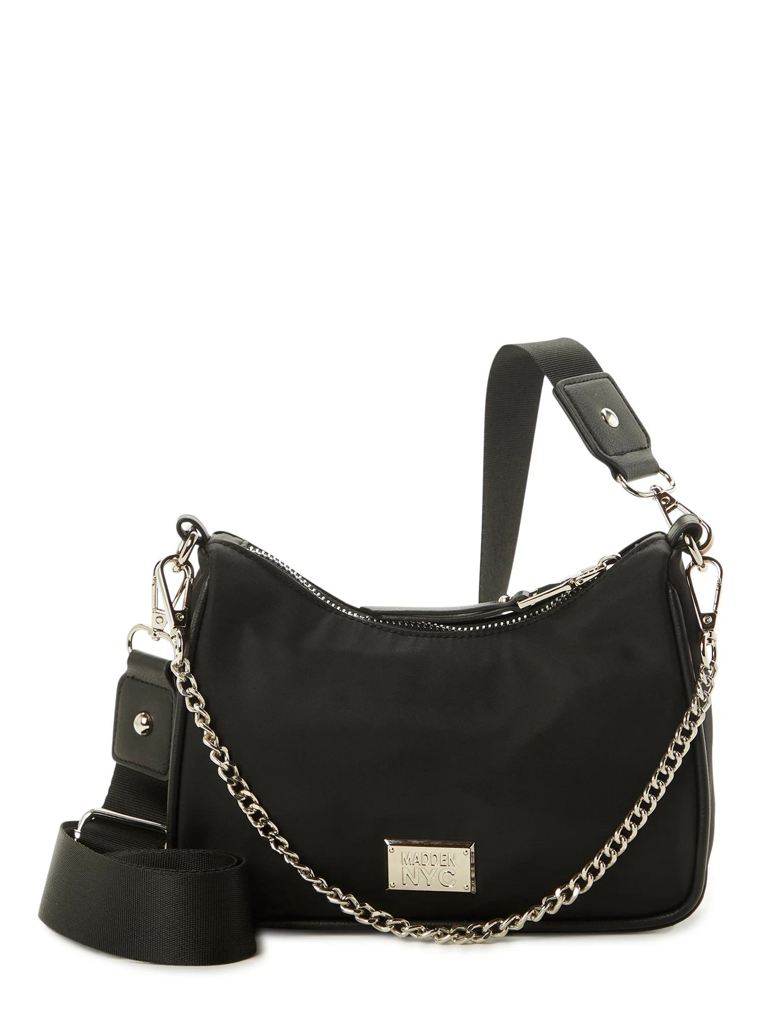 Madden NYC Women's Modular Crossbody with Pouch Black - Walmart.com | Walmart (US)