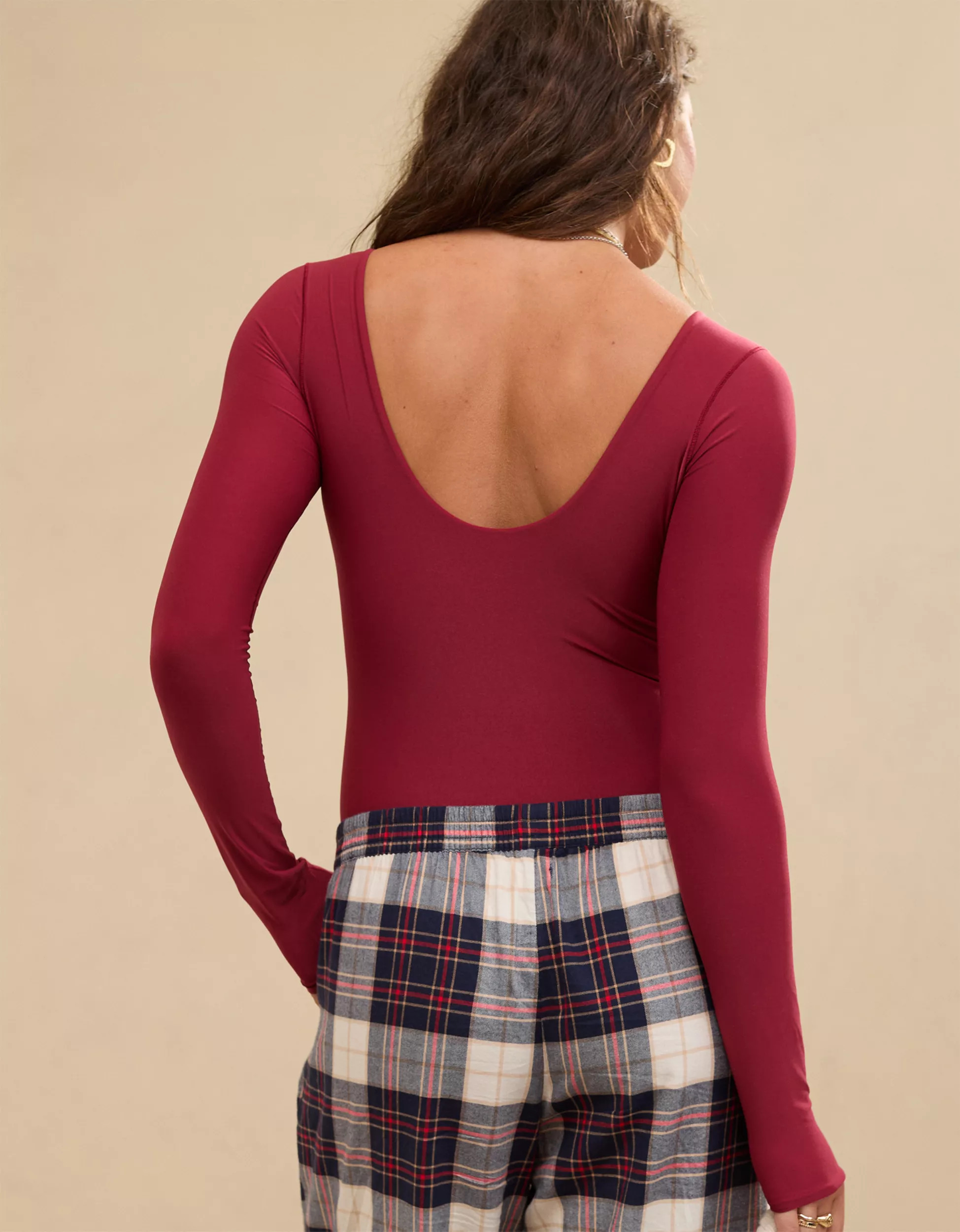 SMOOTHEZ Long Sleeve Bodysuit | Aerie