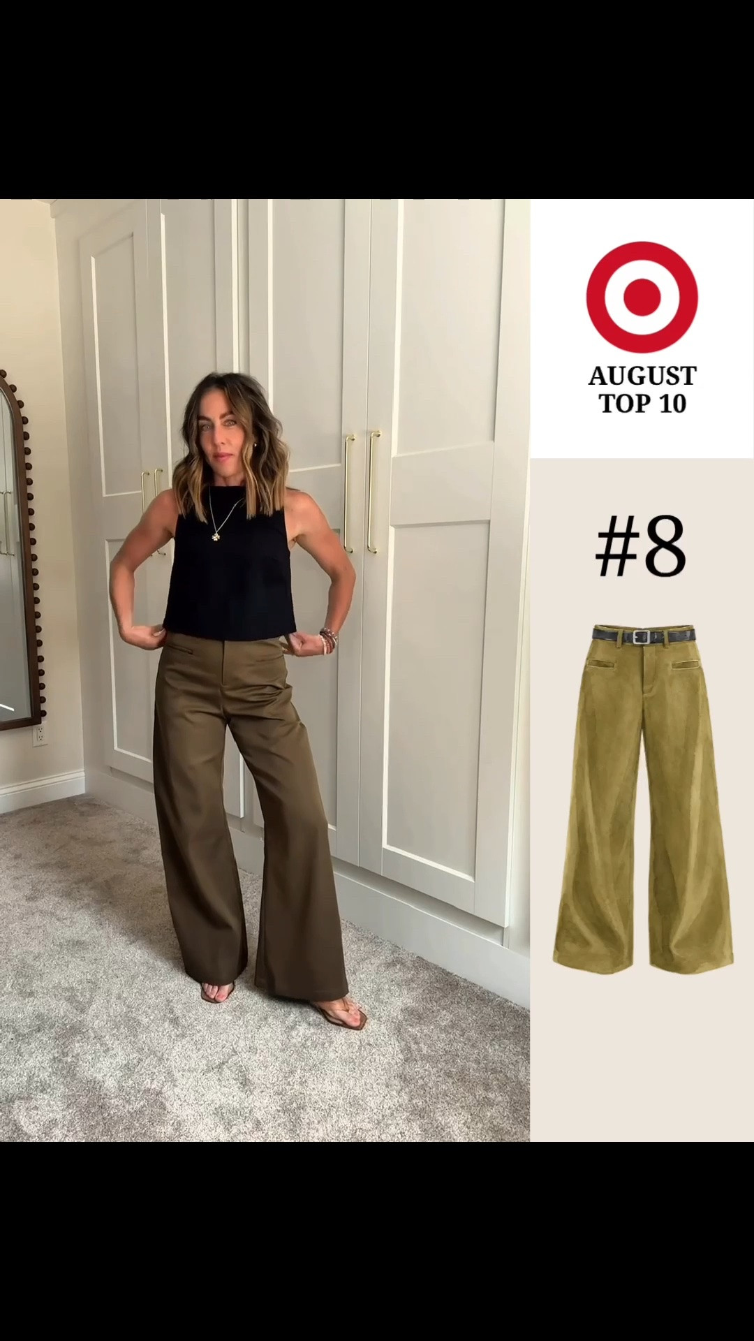 Size up one size in the top.
Pants fit TTS.

#LTKgrwm #LTKootd #LTKOver40