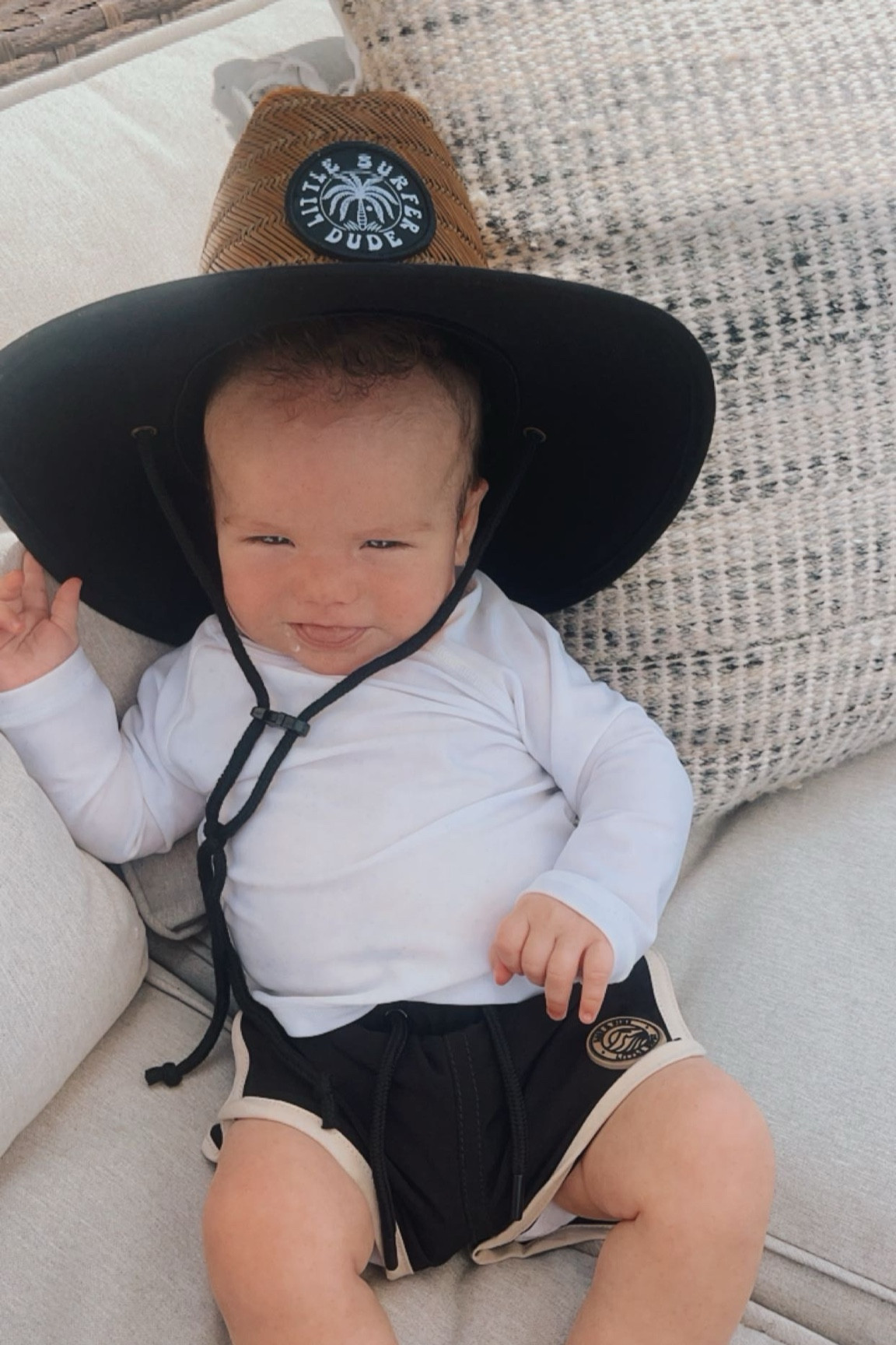 Little surfer dude hat// baby sun hat // baby straw hat 

#LTKBaby #LTKSeasonal #LTKSwim
