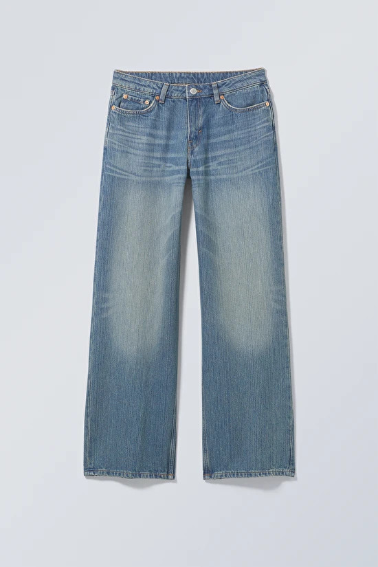 Lockere Jeans Ampel mit niedrigem Bund | Weekday