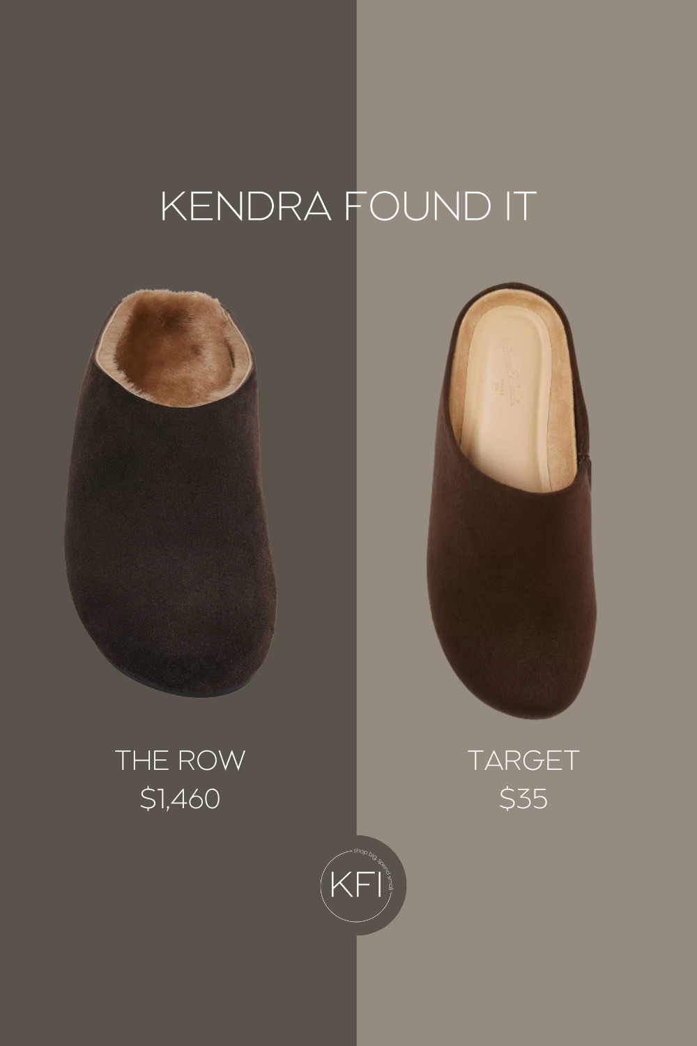 I just found a The Row Hudson Mule dupe and I’m honestly shocked at the price difference. The original The Row Hudson Mule is a luxe, shearling-lined leather slip-on that retails for $1,460 😳 — and this Target version gives you the same minimalist, effortless vibe for just $35. You still get that rich brown leather look, cozy lining, and sleek, sculptural shape that makes these so easy to style with relaxed denim, trousers, or elevated lounge sets. If you love that quiet luxury, minimalist aesthetic but don’t love the four-figure price tag, this is such a good find. Linked both here. 

 #LTKootd #LTKmomlife #LTKSaleAlert