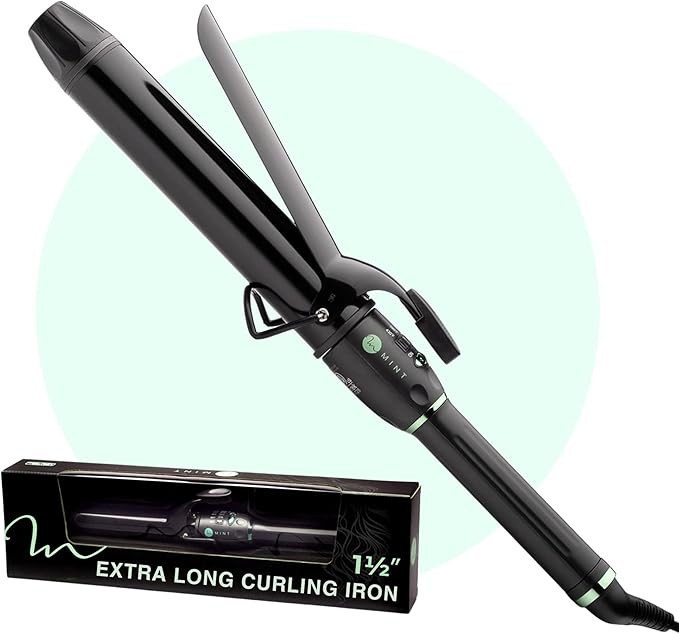 MINT Extra Long Curling Iron 1.5 Inch for Easy Long-Lasting Waves | Professional Hair Curler/Wave... | Amazon (CA)