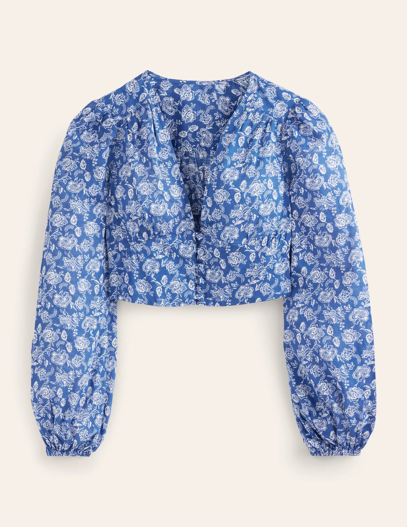 Cropped Low V Top | Boden (UK & IE)