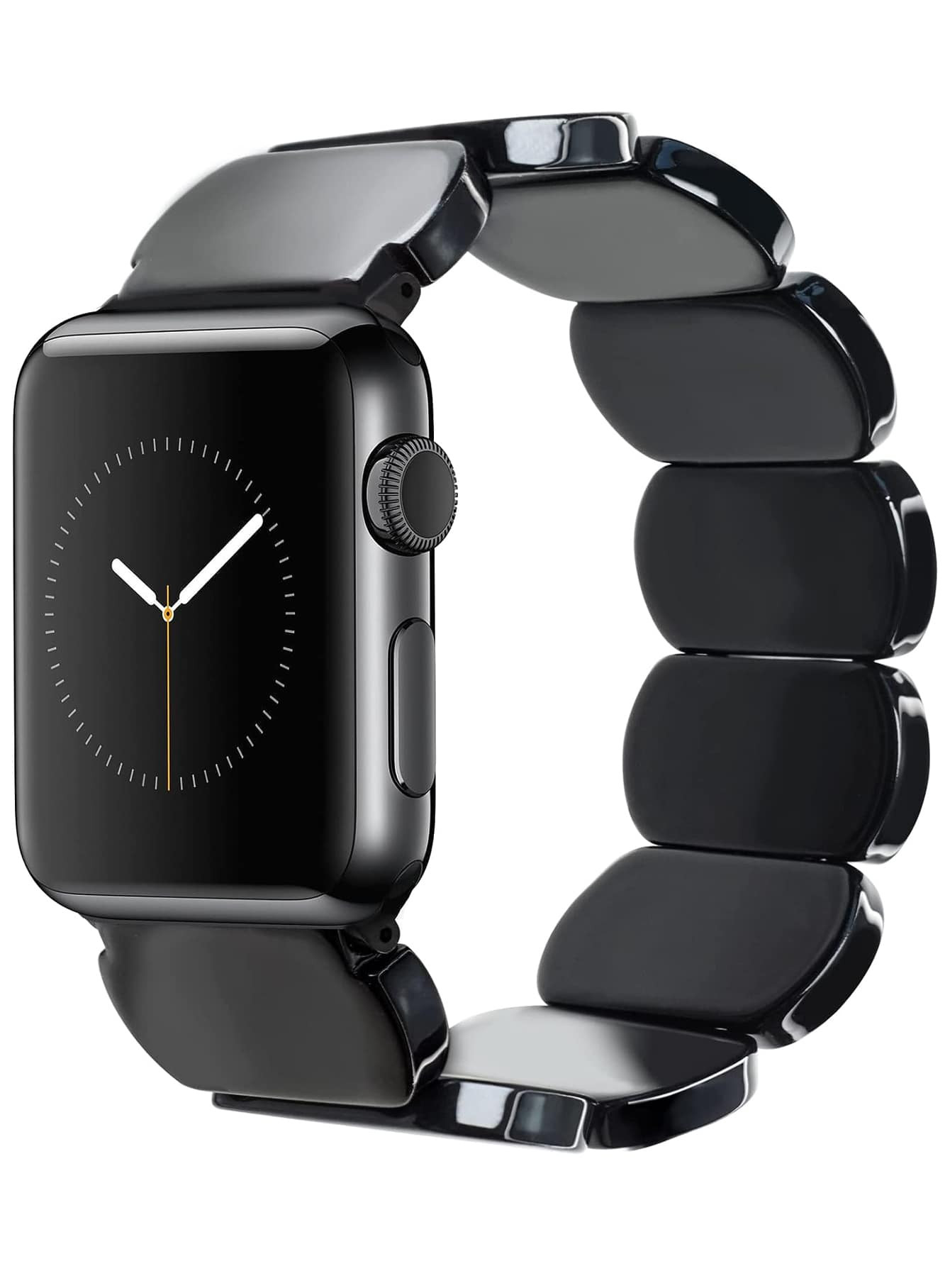 Trends1pc Women's Minimalist Chic Ellipse Elastic Resin Apple Watch Band, Durable & Lightweight, ... | SHEIN