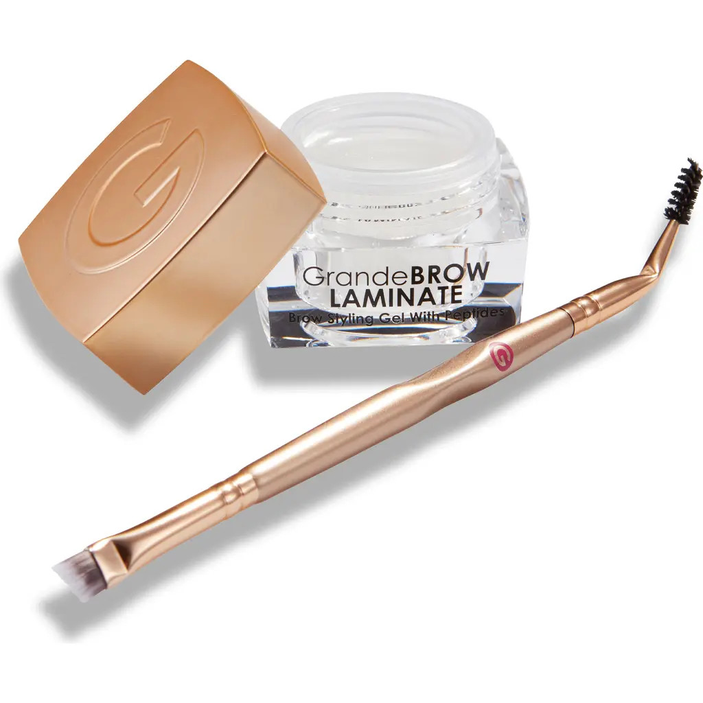 Grande Cosmetics GrandeBROW-LAMINATE Brow Styling Gel with Peptides in Clear at Nordstrom | Nordstrom