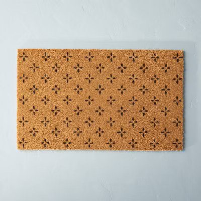 Floral Print Coir Door Mat - Hearth & Hand™ with Magnolia | Target