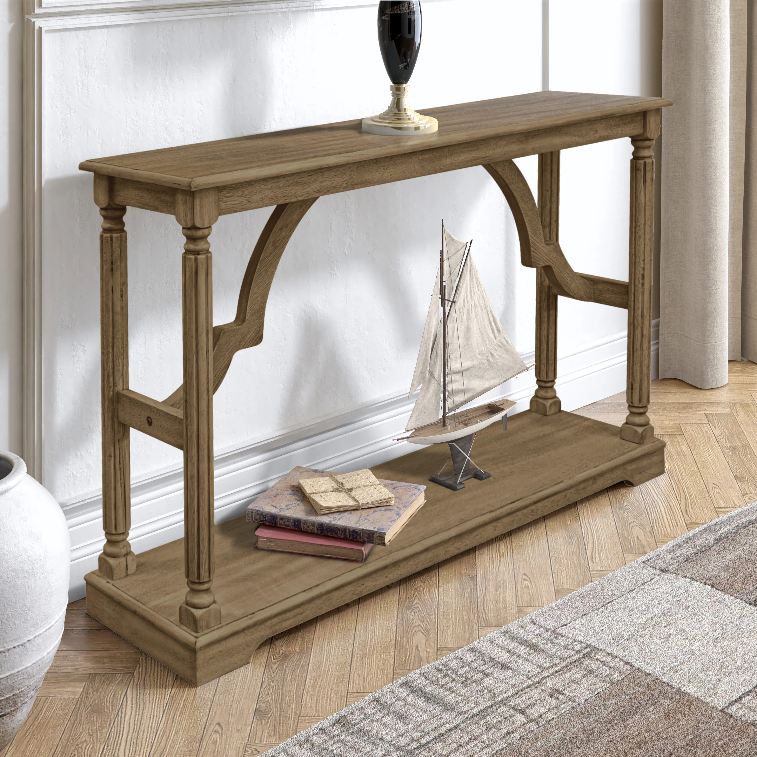 Allanton 45.9'' Solid Wood Console Table | Wayfair North America