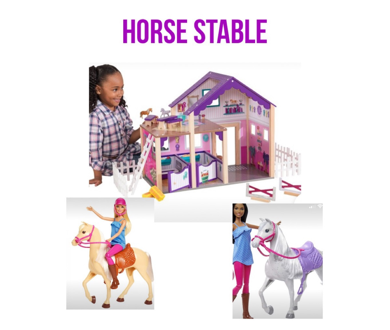 Kidkraft deluxe shop horse stable