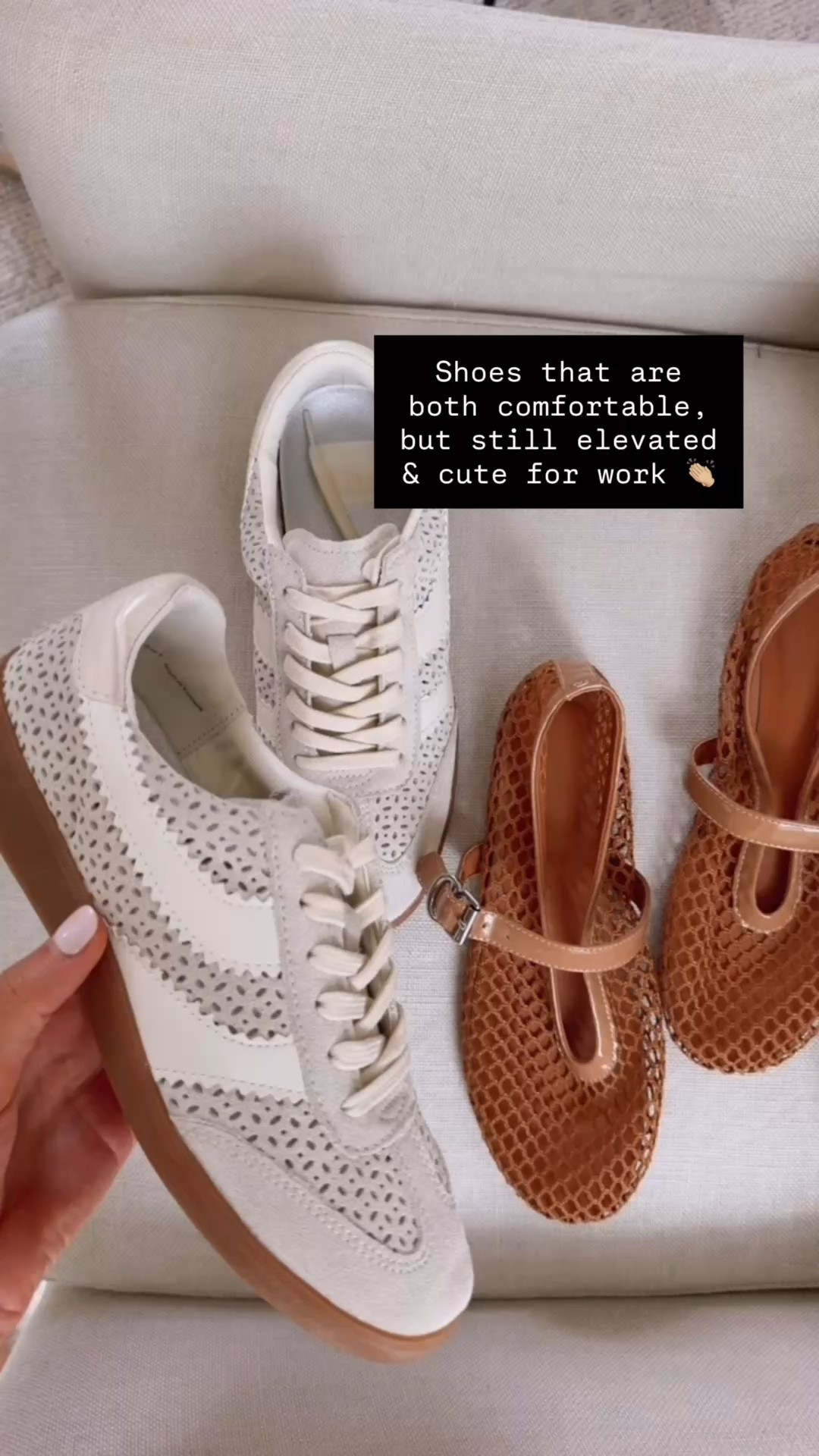 Neutral, comfortable but still cute shoes that are great options for work!

Loverly Grey, Nordstrom anniversary sale, NSale, sneakers, mesh ballet flats, workwear, teacher looks

#LTKSeasonal #LTKWorkwear
