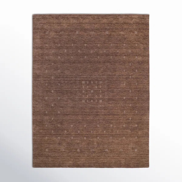 Meagan Hand Knotted Geometric Indoor Rug | Wayfair North America