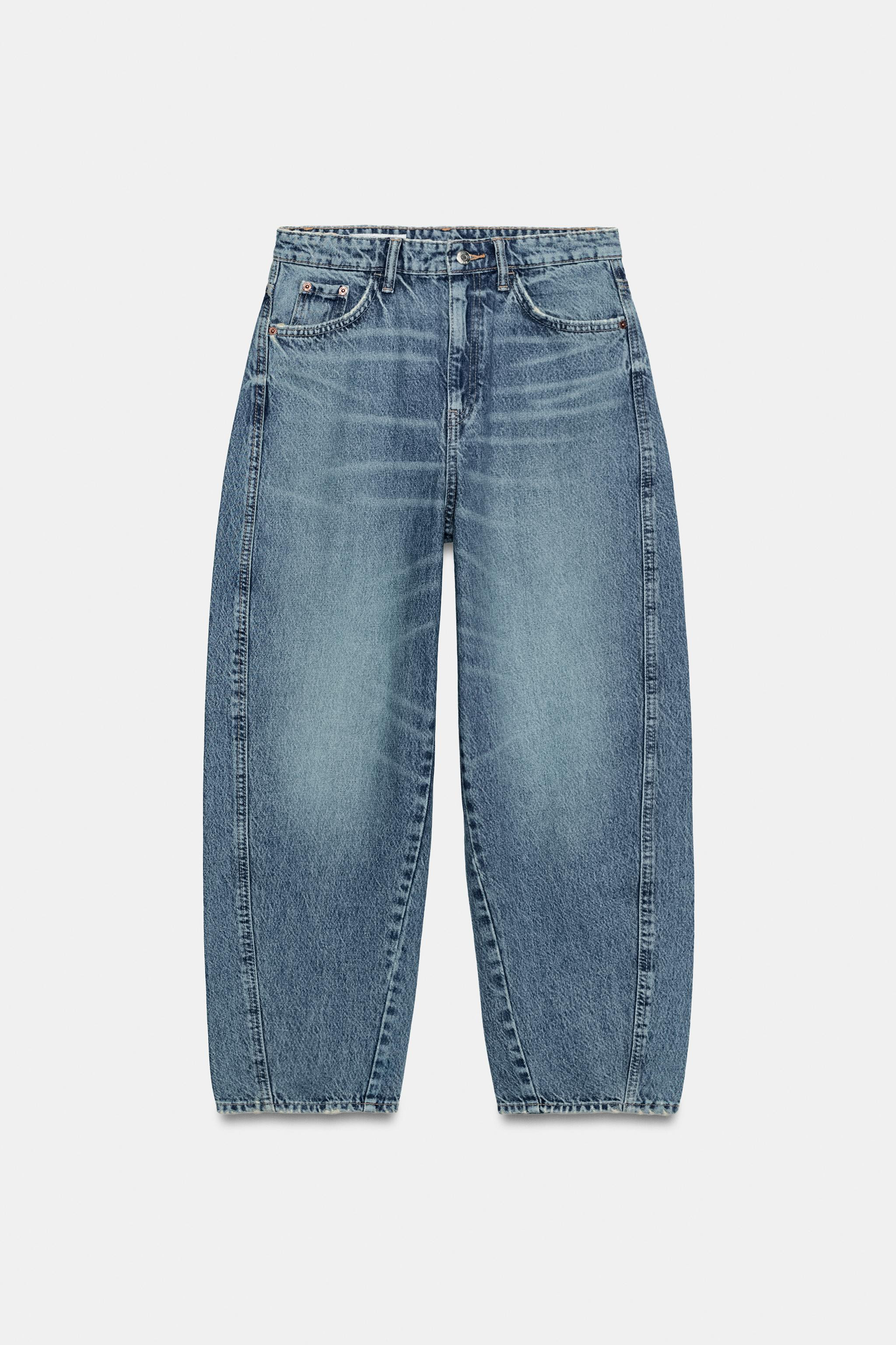 TRF CROPPED MID-RISE JEANS | Zara AU