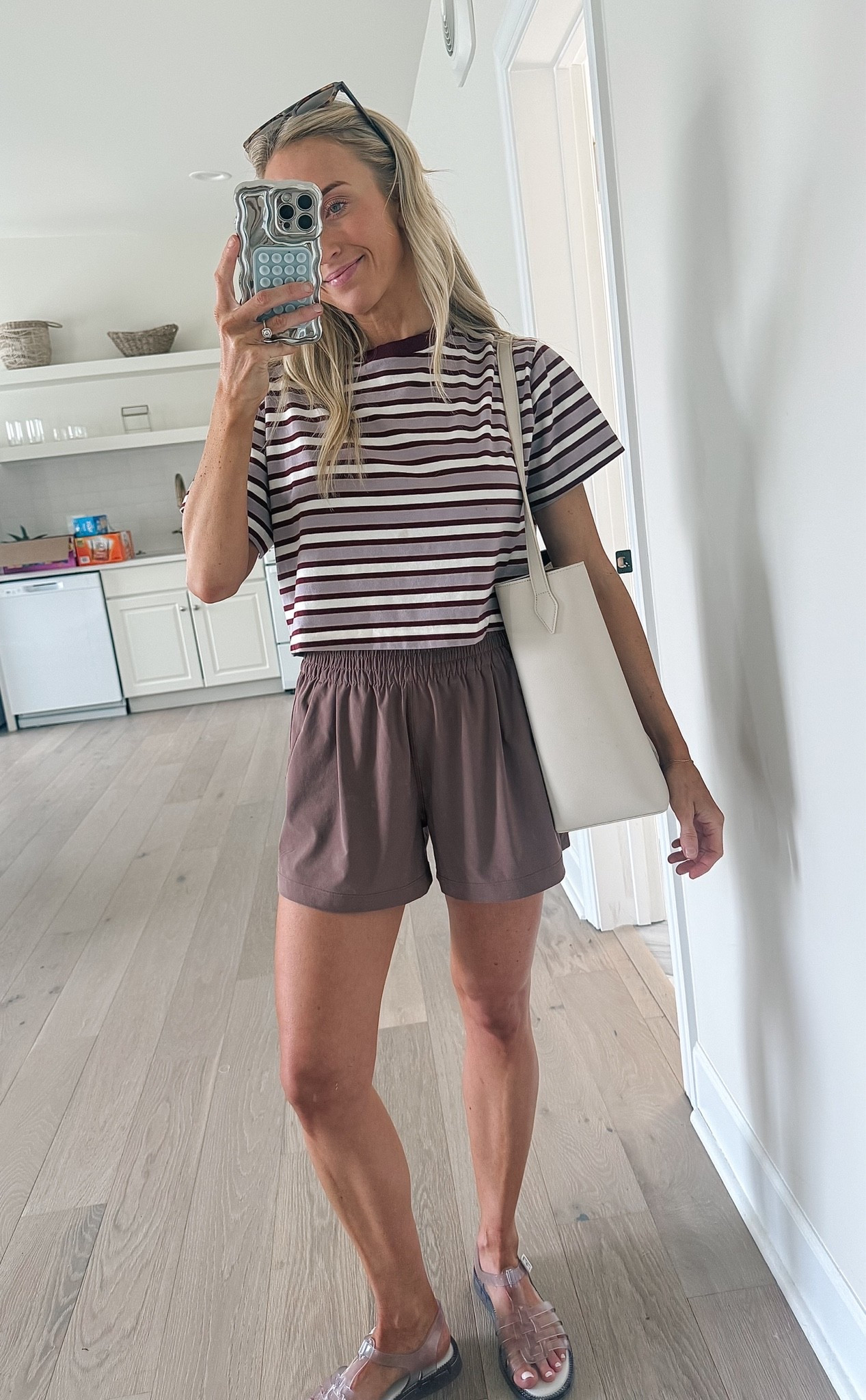 Athleisure!

Striped tshirt - small
Athletic short - XS

Summer outfits / mom style /

#LTKActive #LTKmomlife #LTKootd