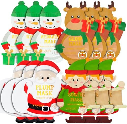 SpaLife Beauty Santa’s Workshop Christmas Face Mask Bundle | Korean Facial Masks | Hydrating, S... | Amazon (US)
