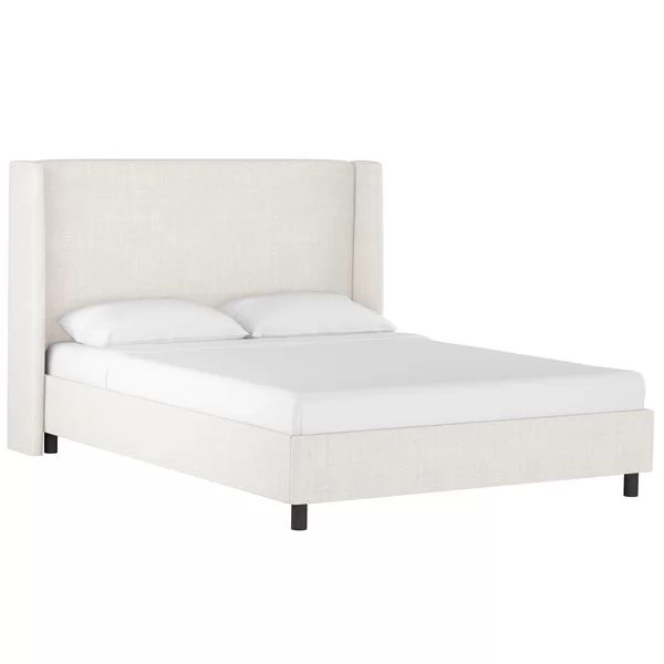 Alrai Wingback Upholstered Platform Bed | Wayfair North America