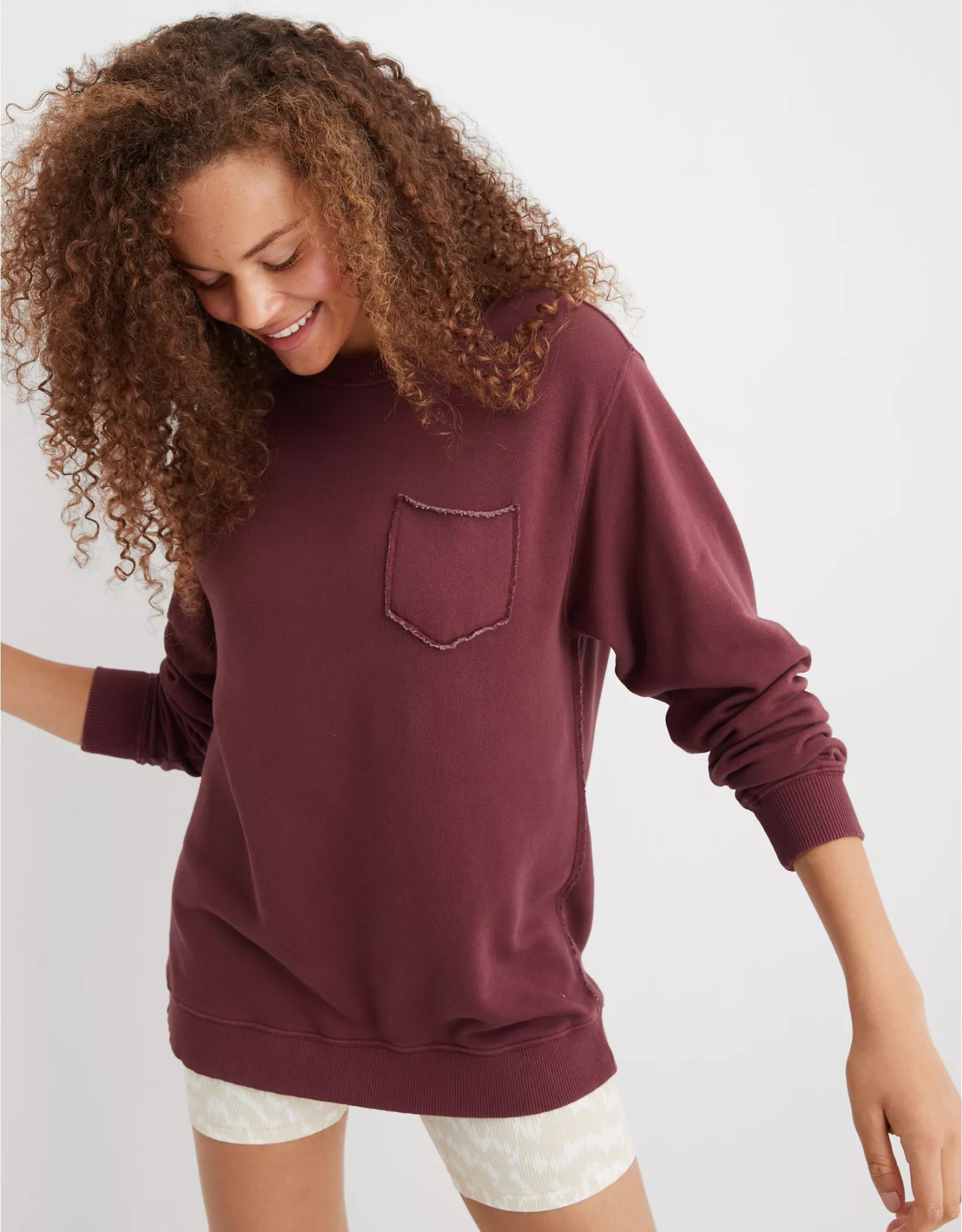 Aerie The Sweat Everyday Cozy Crew Neck Sweatshirt | American Eagle Outfitters (US & CA)