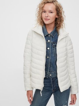 Upcycled Lightweight Puffer Jacket | Gap (US)