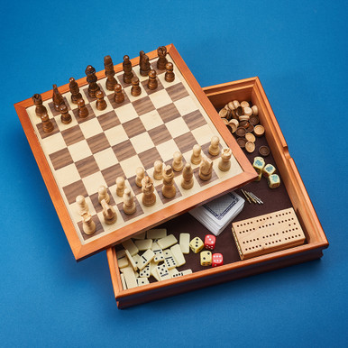 Ultimate 7-in-1 Board Game Set | Garrett Wade