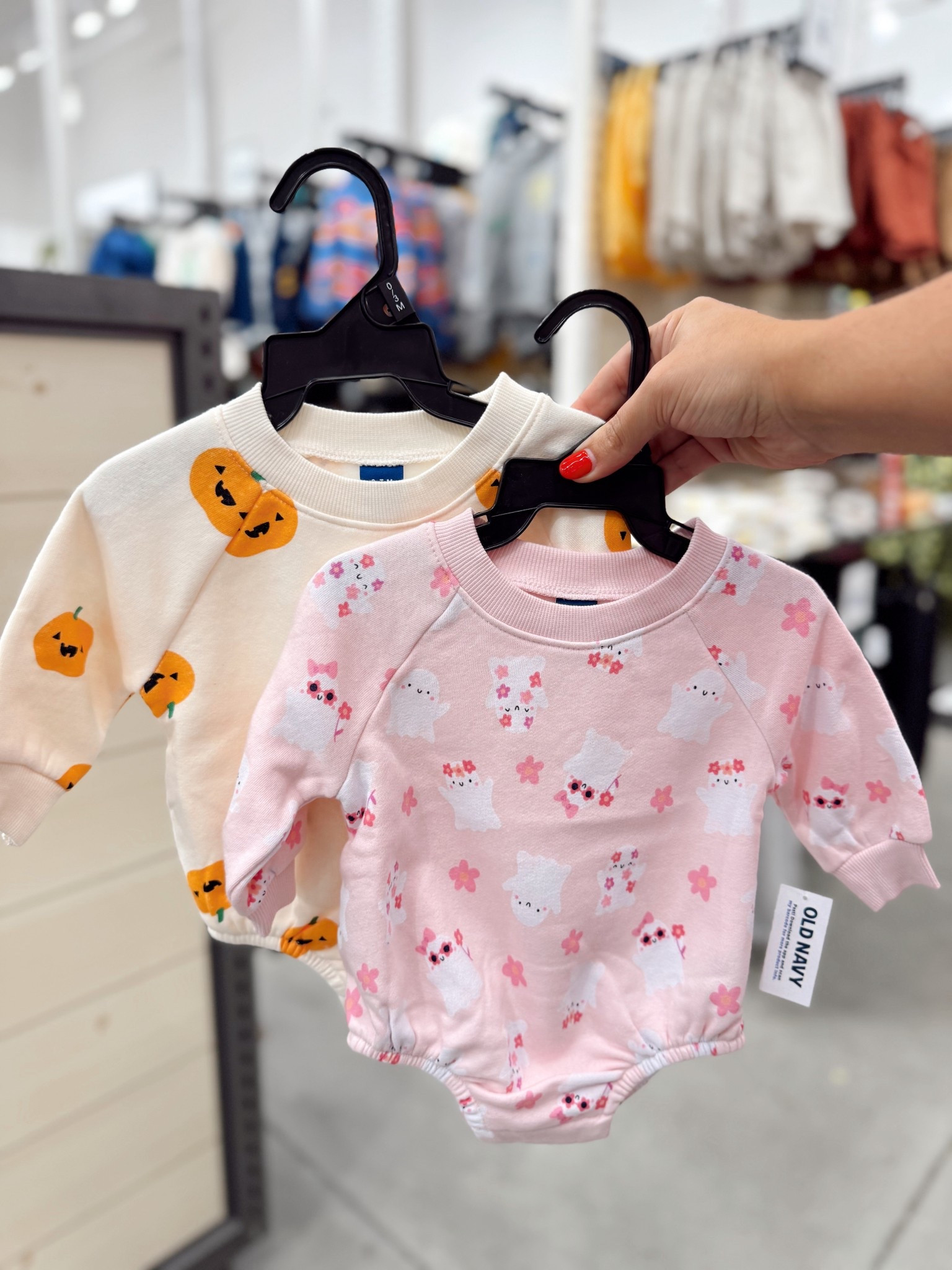 The cutest baby bubble rompers for fall & Halloween!! 👻🩷

#LTKBaby #LTKKids #LTKSeasonal