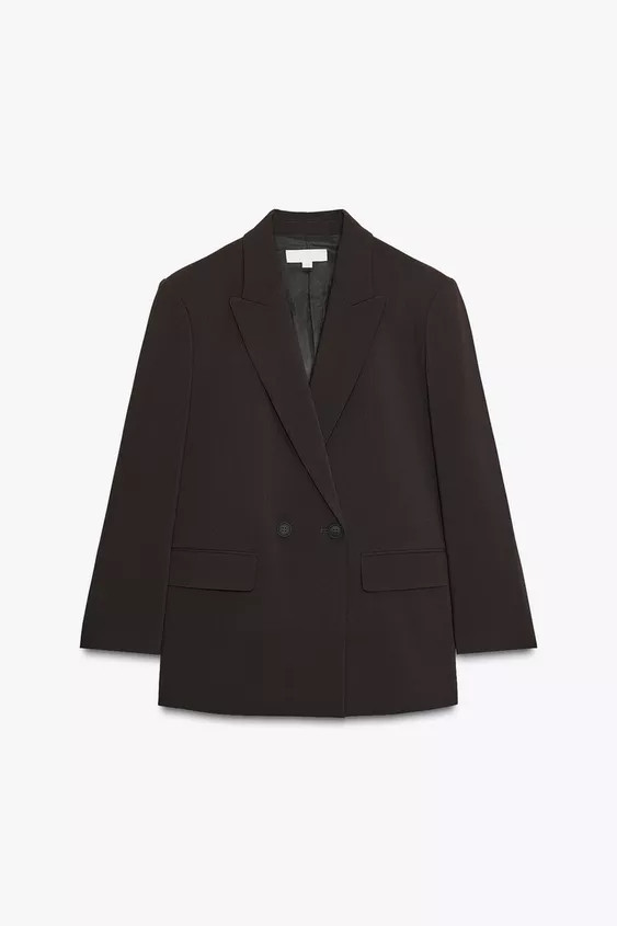 OVERSIZED DOUBLE-BREASTED BLAZER | Zara UK