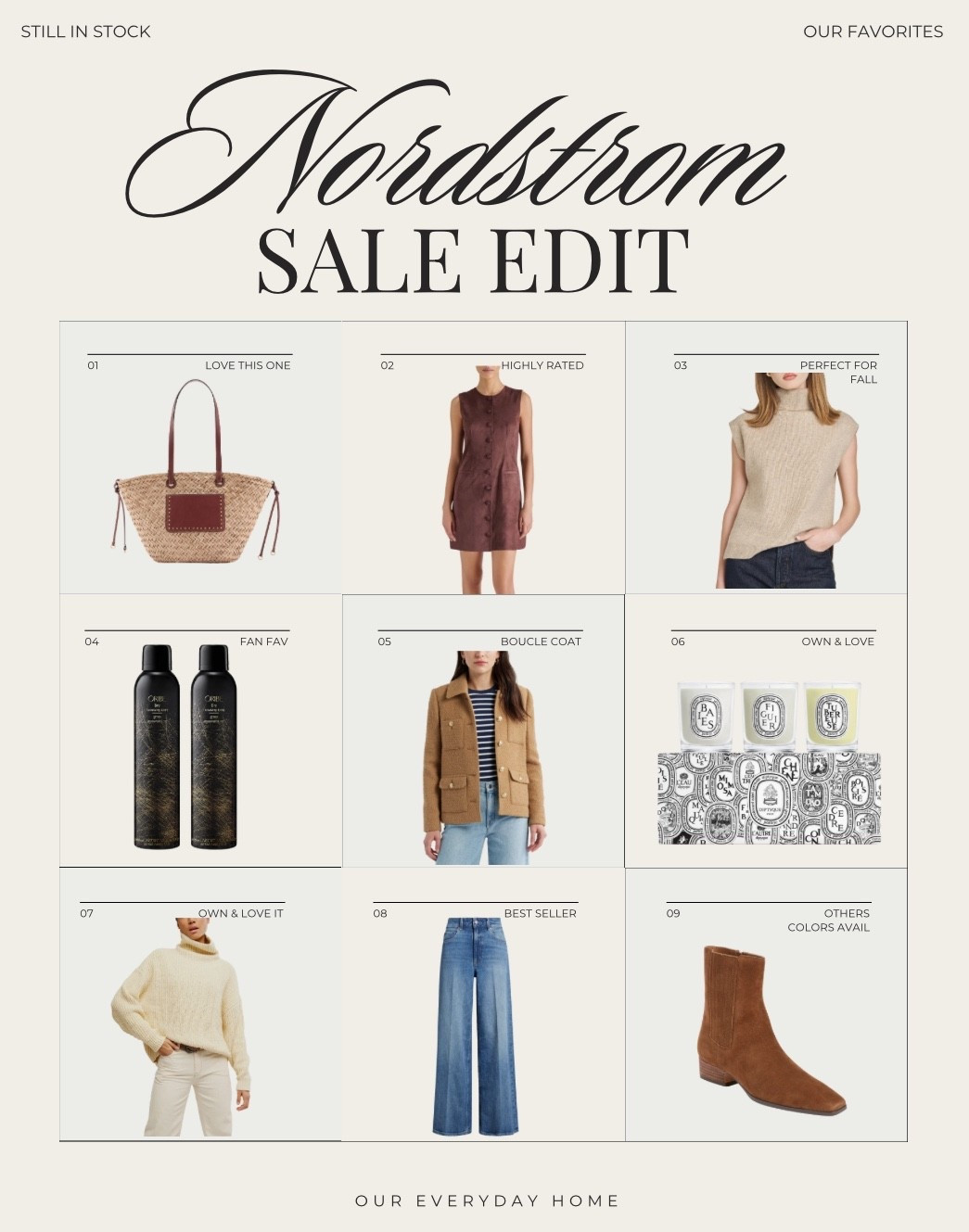 The Nordstrom Anniversary sale is still going strong until August 3rd! Don’t miss out on the best deals. 

Back to School
Dresses
Boots 
Fall clothes 


#LTKOver40 #LTKStyleTip #LTKSaleAlert