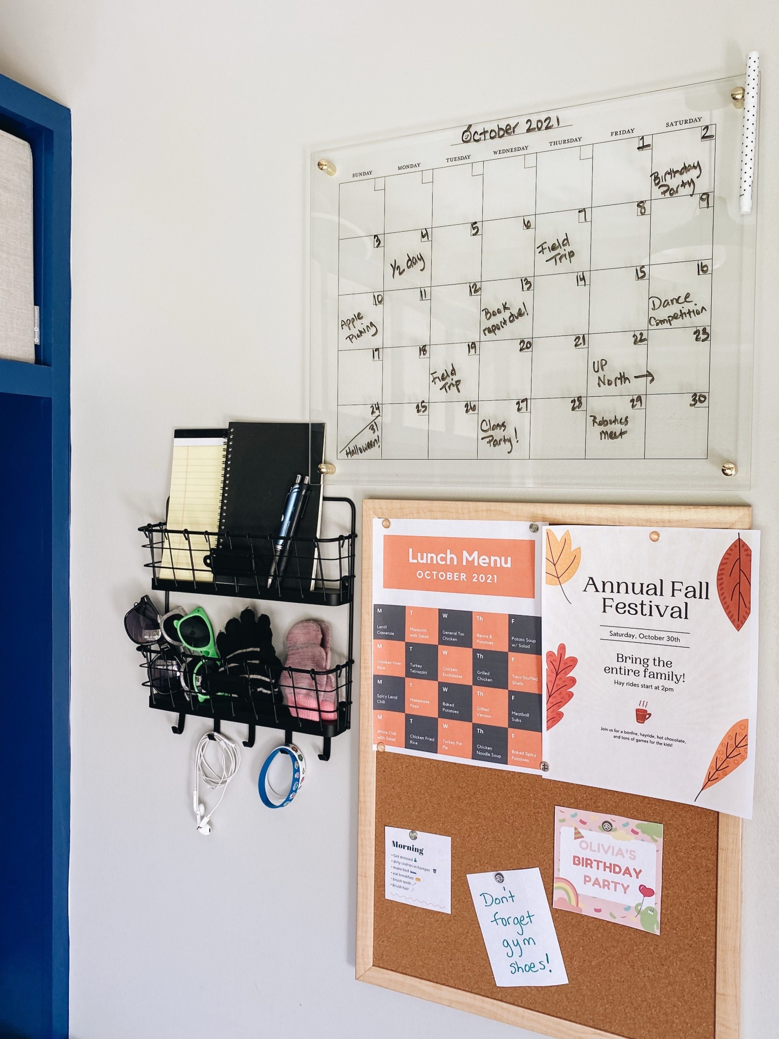 Ready to get organized for the new year! This family wall calendar area is a must for keeping us nice and organized. #familywallcalendar #fall #organization #family #schedule #memoboard #calendar #mudroom

 

#LTKmomlife #LTKHome #LTKdayinmylife