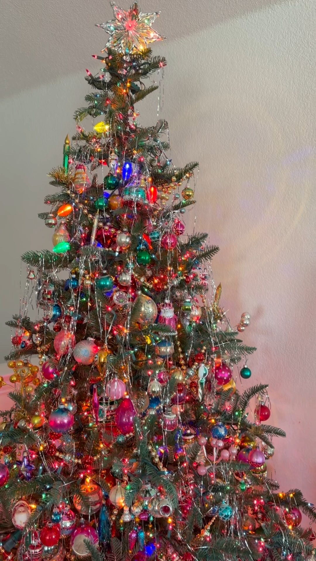 Vintage Christmas tree how to: step 1 lights

#LTKHoliday #LTKHome #LTKSeasonal