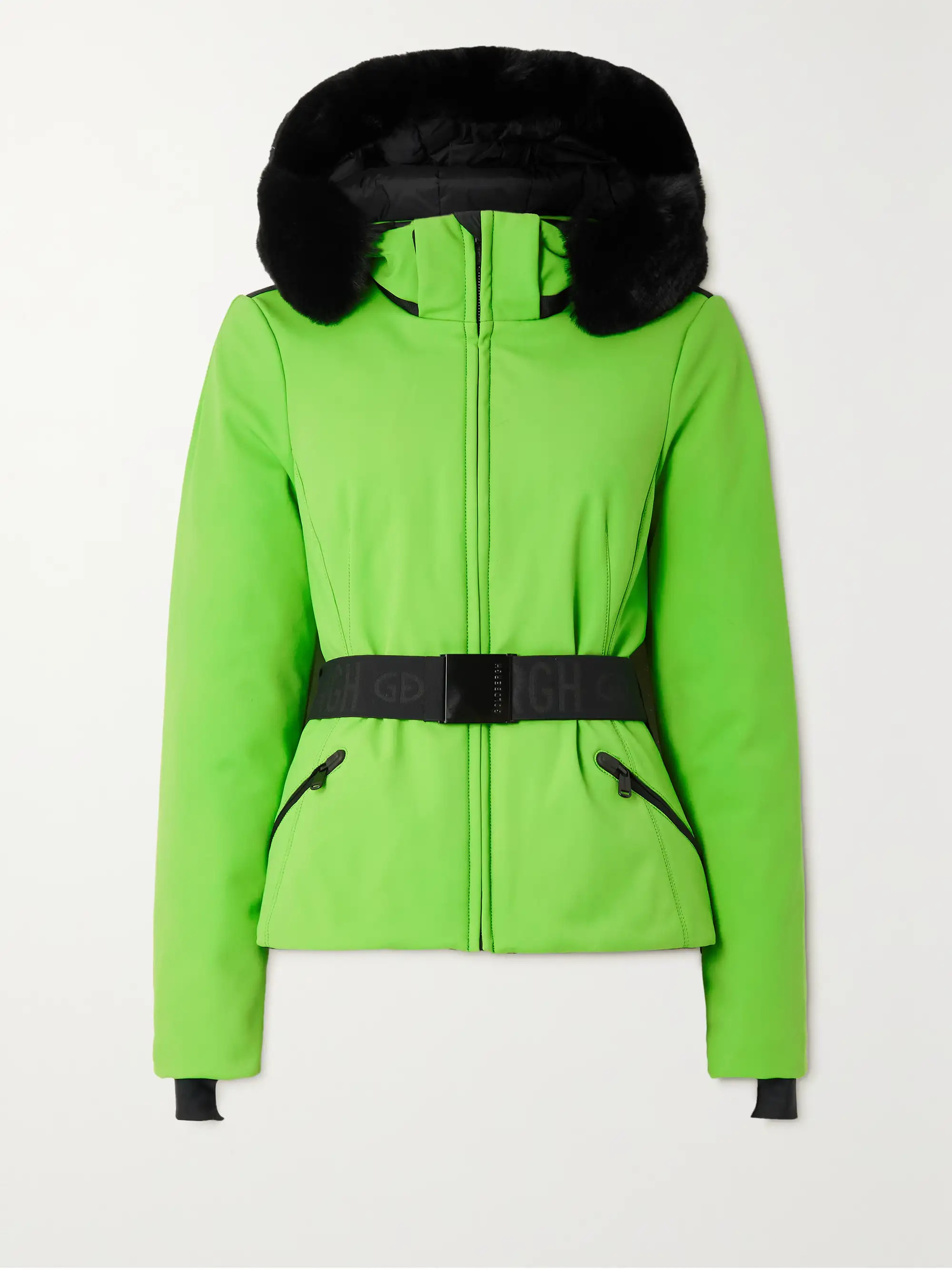 Veste de ski à capuche à finitions en fourrure synthétique Hida GOLDBERGH pour femme | NET-A-P... | NET-A-PORTER (UK & EU)