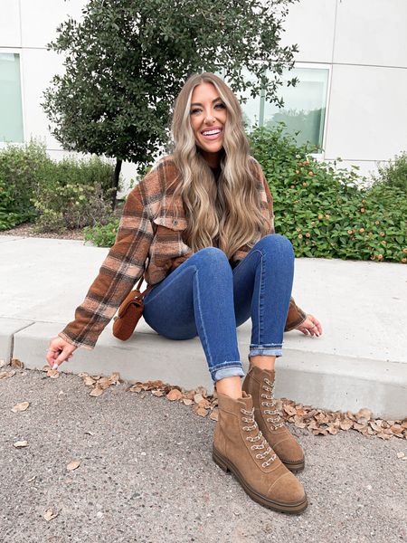 Fall outfit inspo! Combat boots fit tts 