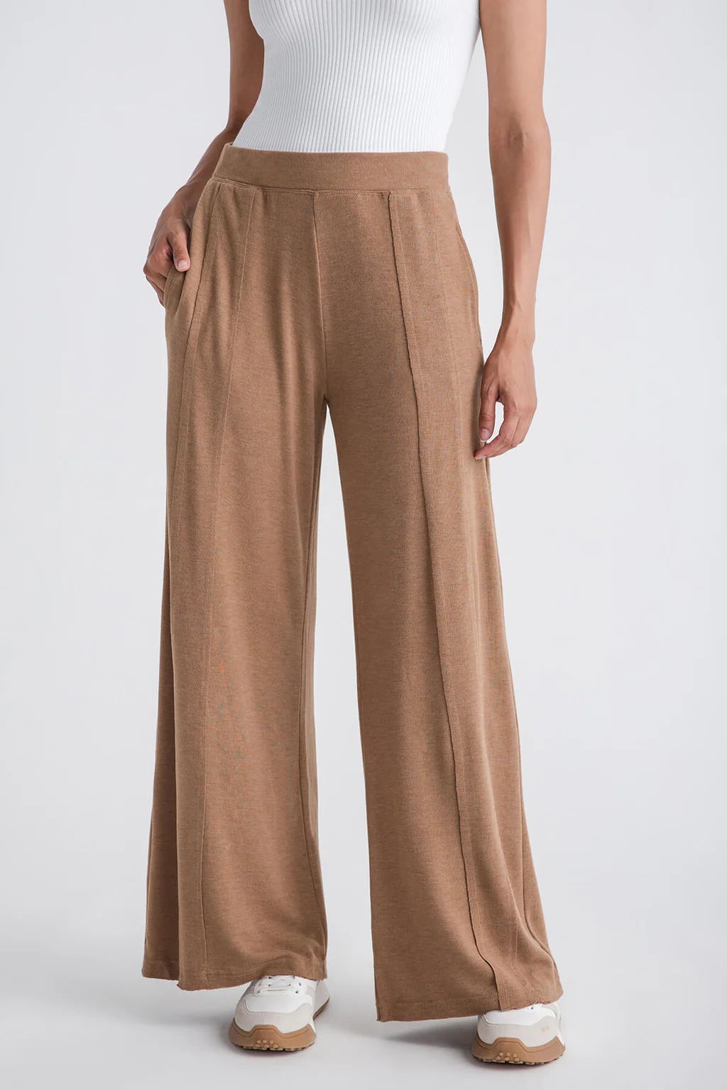 Risen Wideleg Jersey Pants | Social Threads