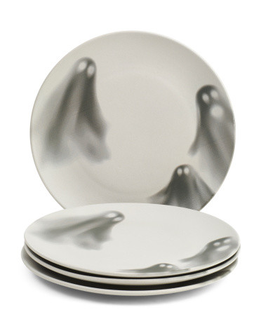 4pk Boo Dinner Plates Set | Marshalls