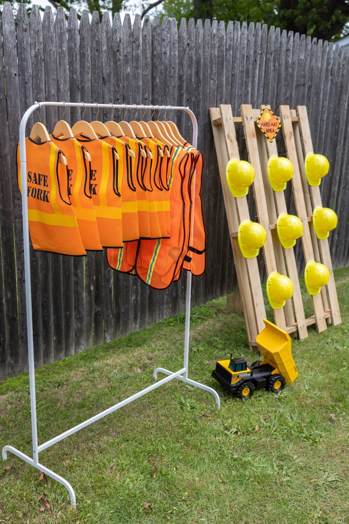 Construction theme birthday party- hard hats, vests, signs, dump truck etc! 

#LTKFamily #LTKKids #LTKParties