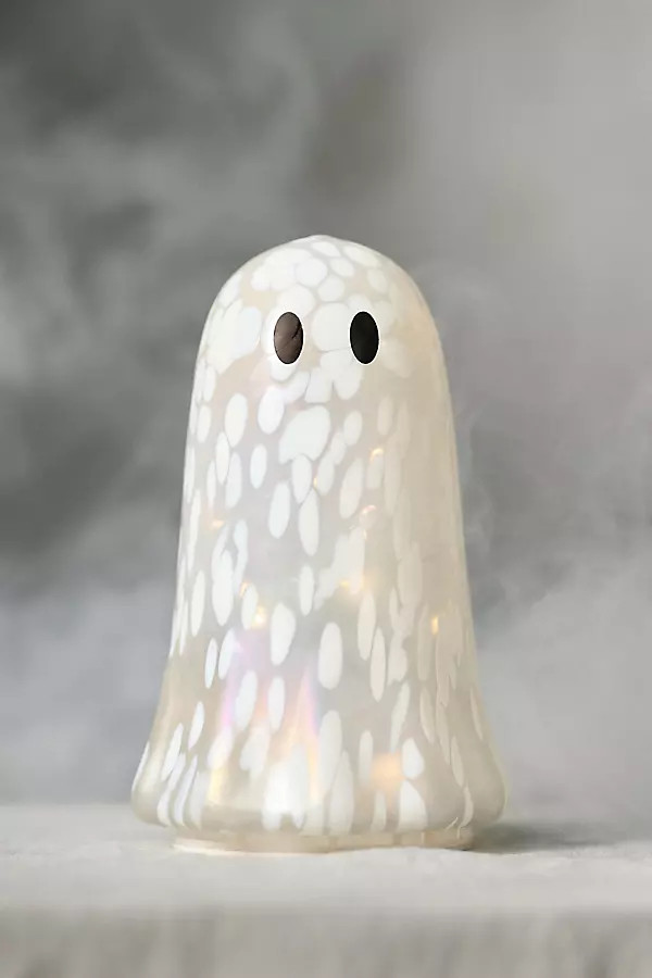 Light Up Confetti Glass Ghost | Anthropologie (US)