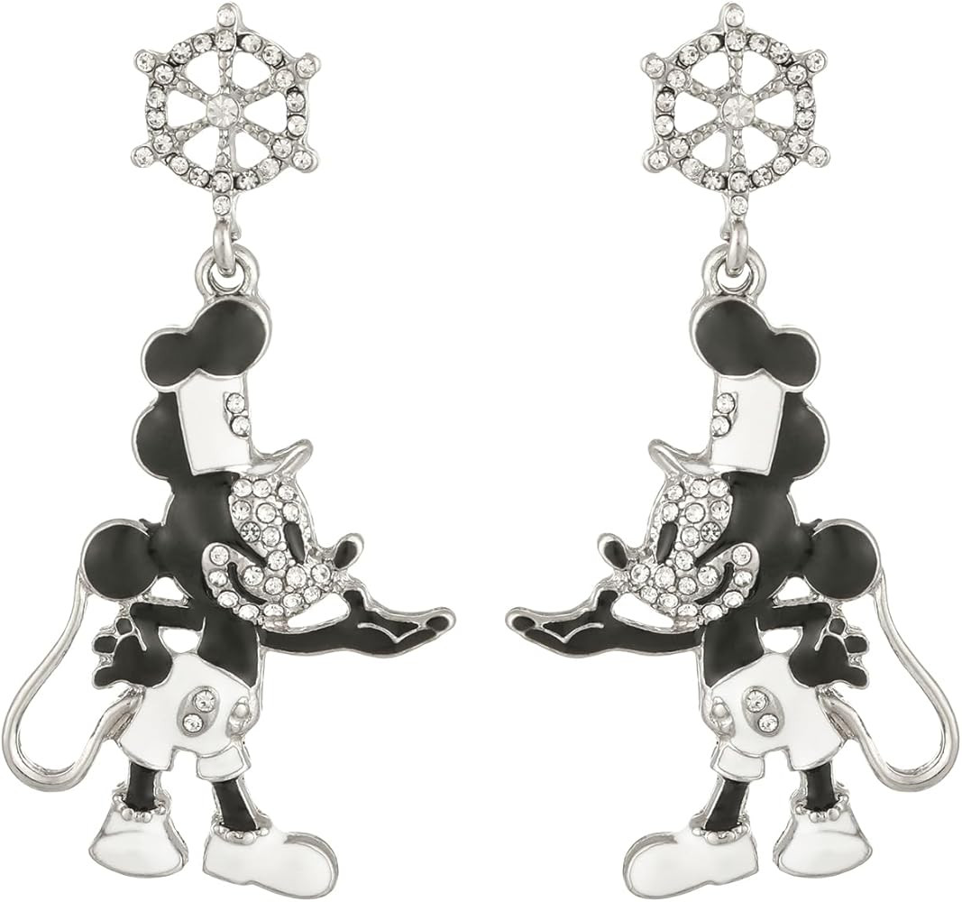 Madison Tyler Cute Earrings for Brides Mouse Dangle Earrings | Delicate Rhinestone Animal Earring... | Amazon (US)